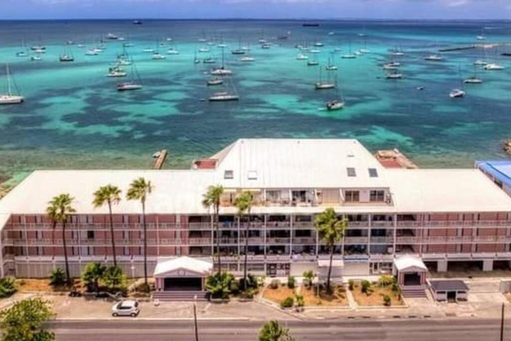 Superbe Studio Dolce Vita Vue Mer Plage Piscine Marigot  Eksteriør billede
