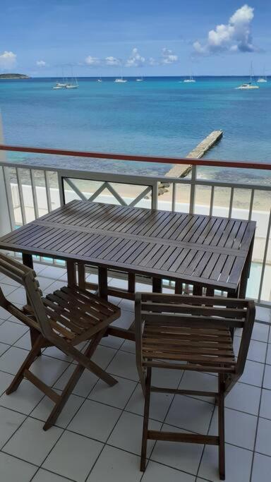 Superbe Studio Dolce Vita Vue Mer Plage Piscine Marigot  Eksteriør billede