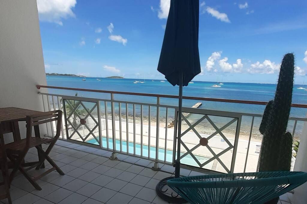 Superbe Studio Dolce Vita Vue Mer Plage Piscine Marigot  Eksteriør billede