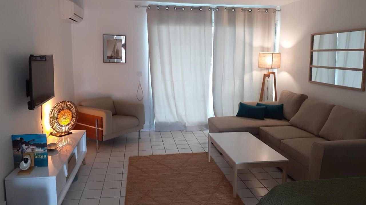 Superbe Studio Dolce Vita Vue Mer Plage Piscine Marigot  Eksteriør billede